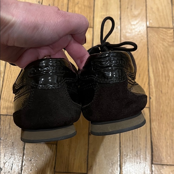 COACH Women’s brown and Tan Kodie sneakers. Size 8.5. GUC. - Picture 7 of 11